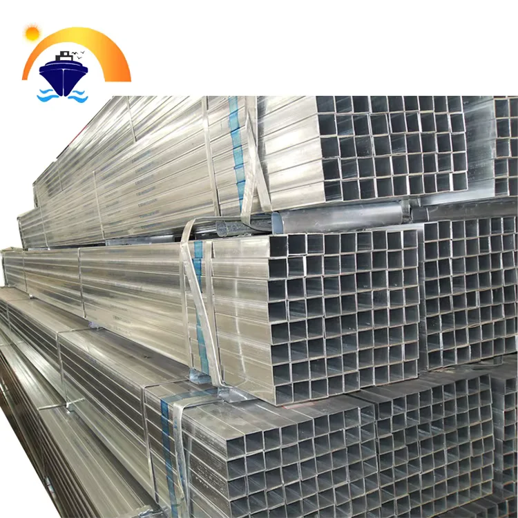 Q235 SS400 Galvanized Square Rectangular Steel Tube 1.5-30mm Wall Manufacturer
