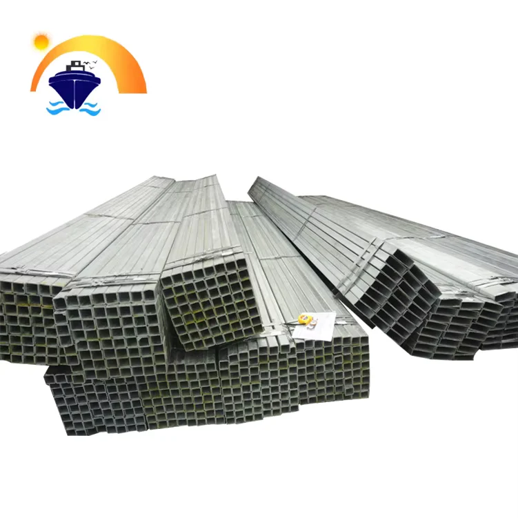 Q235 SS400 Galvanized Square Rectangular Steel Tube 1.5-30mm Wall Manufacturer