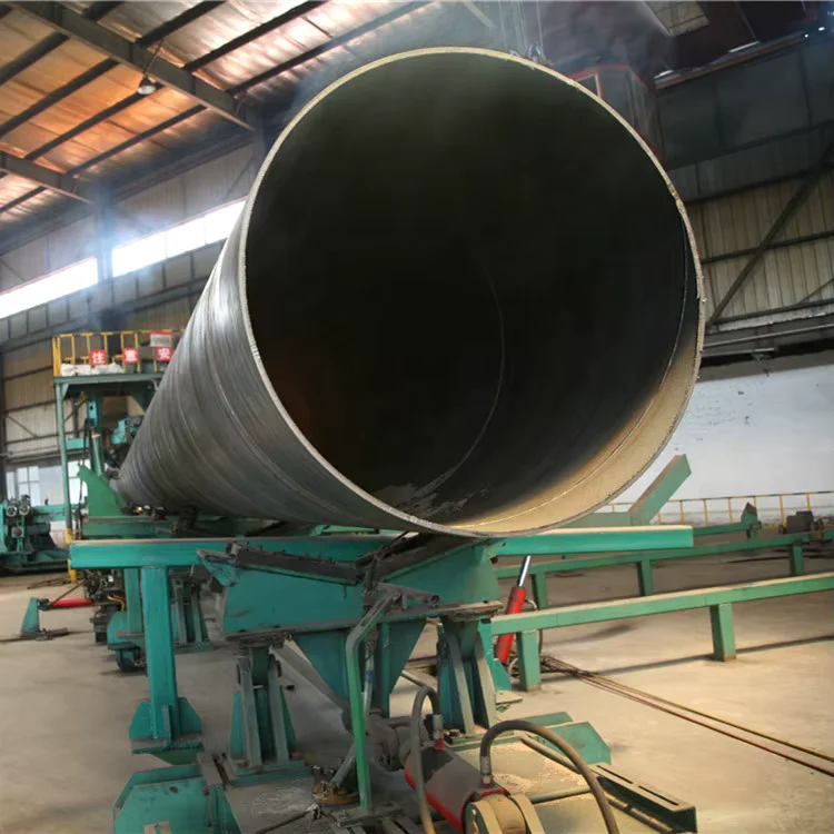 Q235 SSAW Spiral Welded Steel Pipe Supplier OD 65-2000mm API 5L ASTM A53