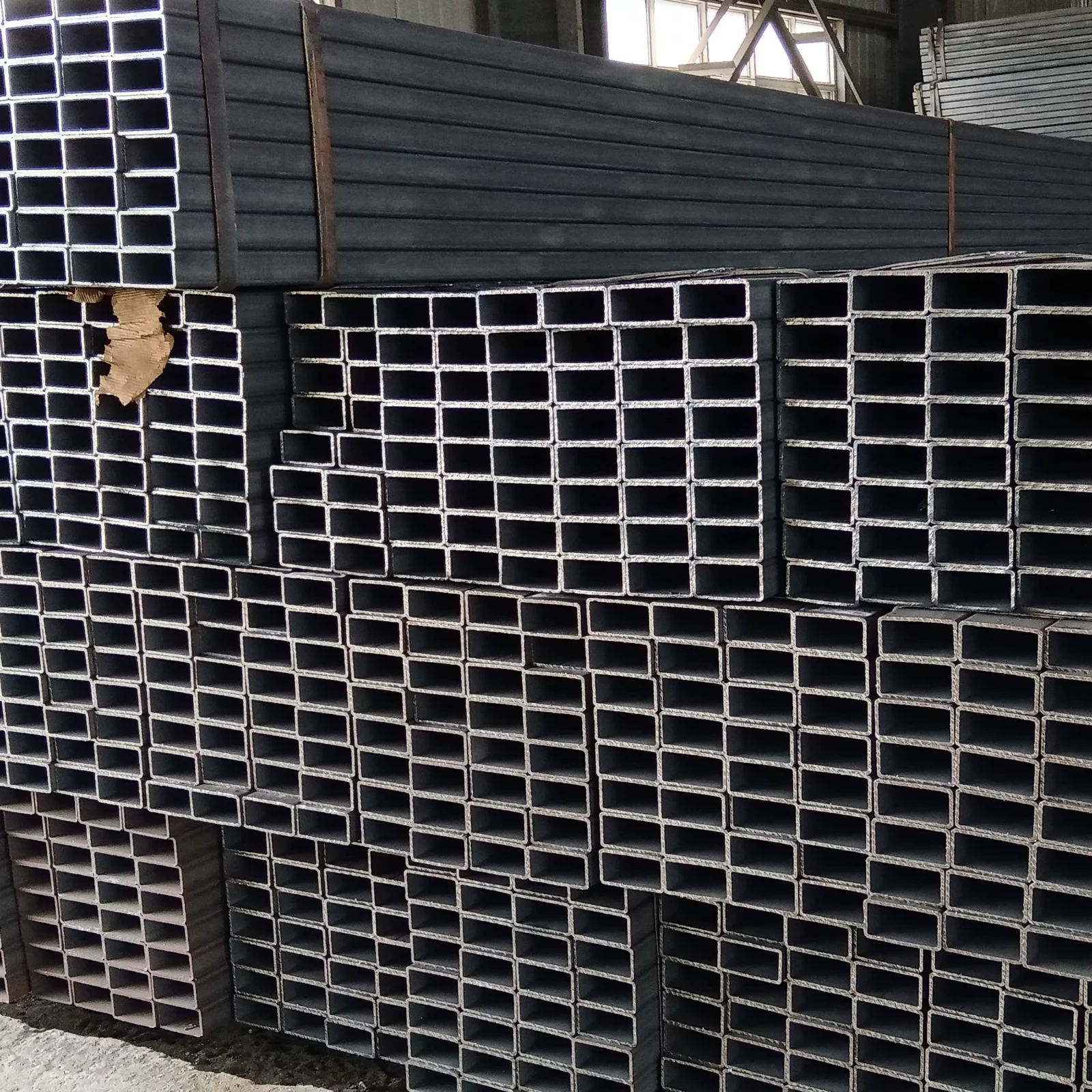 Q235 Welded Square Rectangular Steel Tube Supplier ASTM A53 A106 ERW Factory