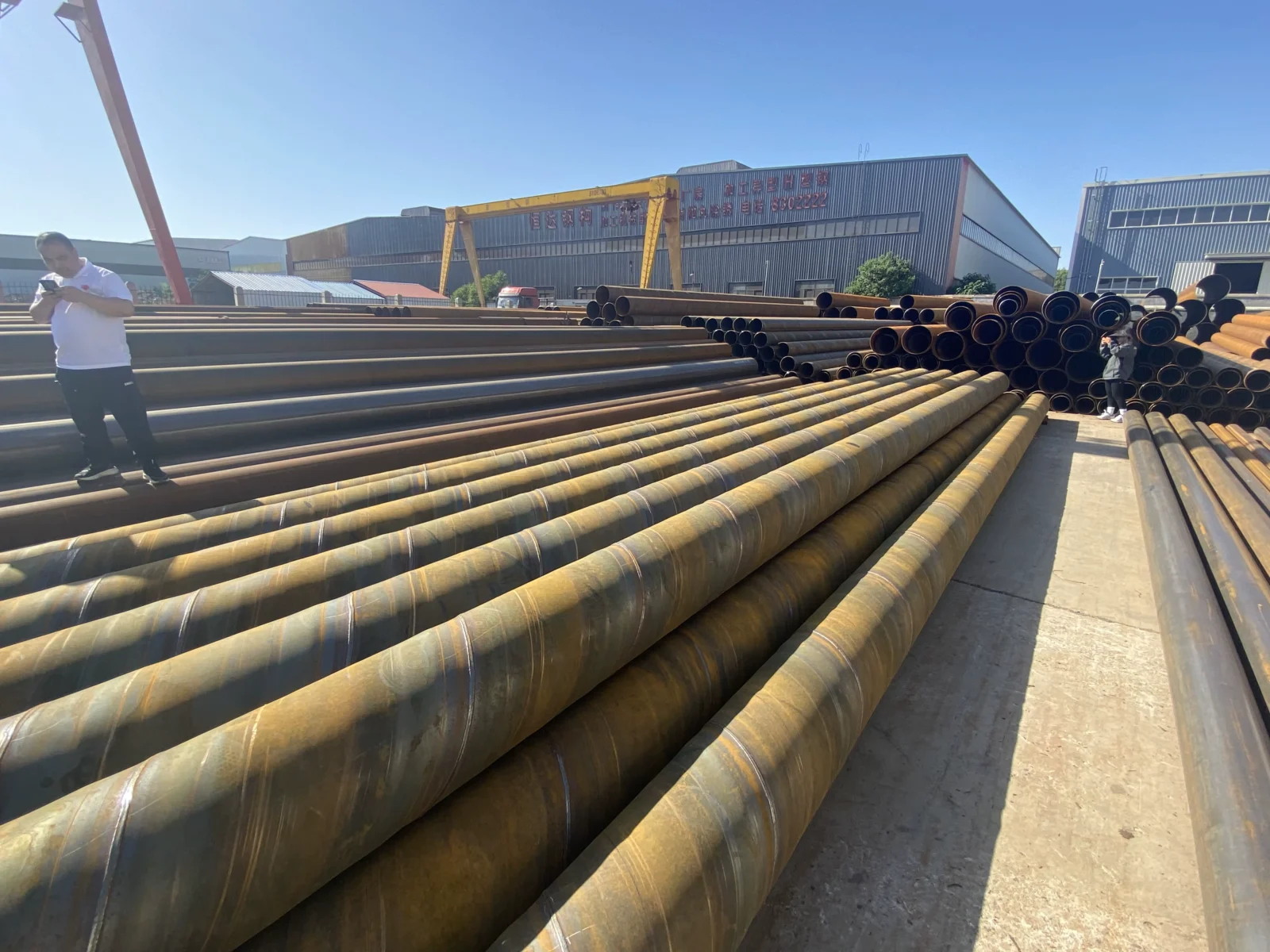 Q235B ERW Round Steel Pipe 10-2500mm OD ASTM A53 Manufacturer