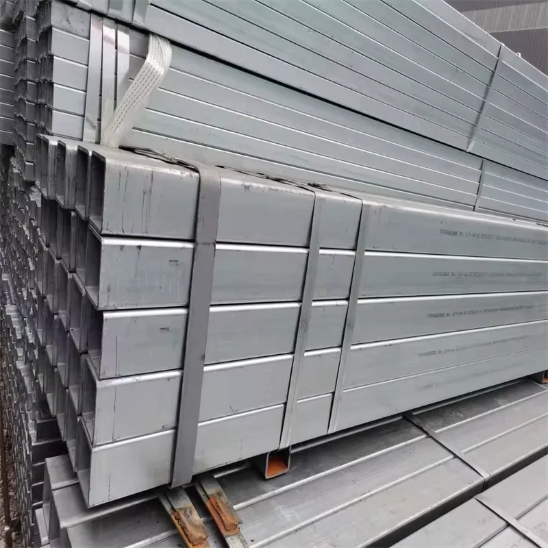 Q235B Hot Dip Galvanized Square Steel Tube 2-50mm Wall Manufacturer