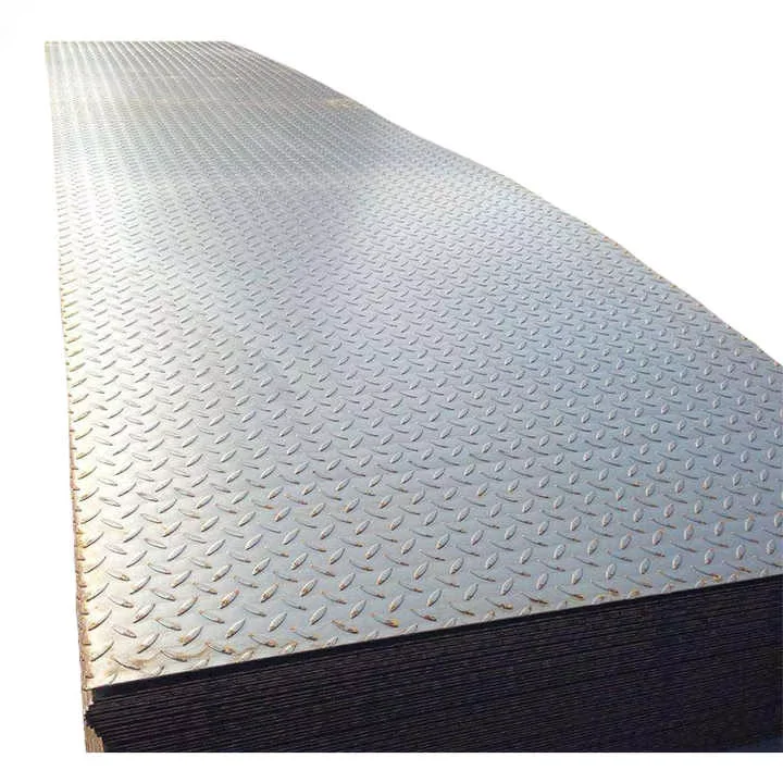 Q235B Hot Rolled Checkered Steel Plate Supplier 1-100mm Thickness Factory Direct