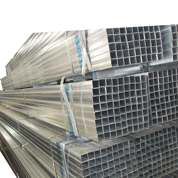 Q235B Q345 Galvanized Square Rectangular Steel Tube 20-200mm Manufacturer