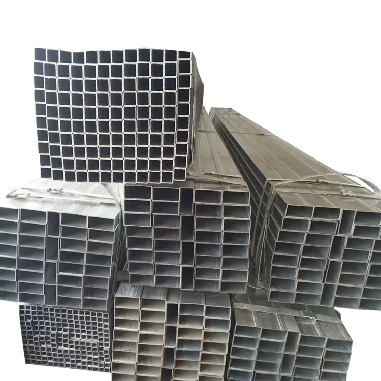 Q235B Q345 Galvanized Square Rectangular Steel Tube 20-200mm Manufacturer