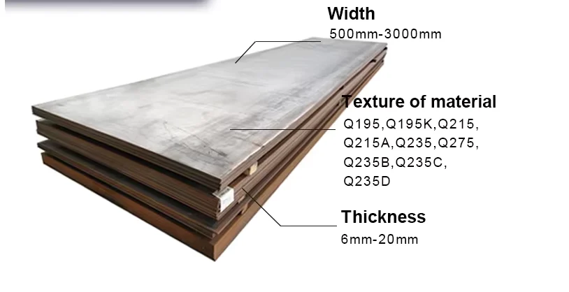 Q235B Q345B Carbon Steel Plate 0.35-200mm GB ASTM Supplier
