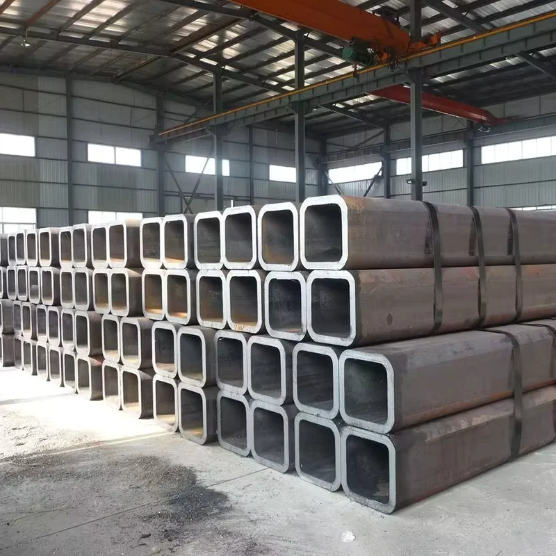 Q235B Q345B ERW Square Rectangular Steel Tube 1-50mm Wall Manufacturer