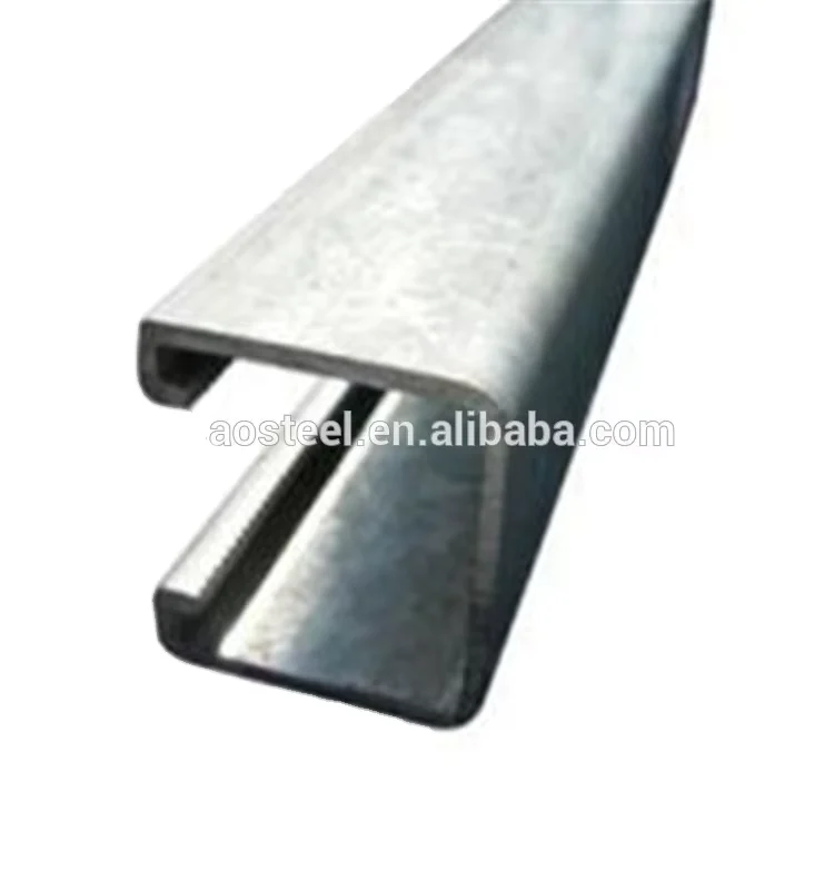 Q235B Q345B Galvanized C U Z Channel Steel Supplier