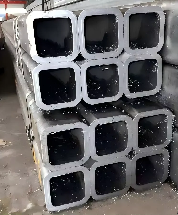 Q235B Q345B Galvanized ERW Square Rectangular Steel Tube Supplier