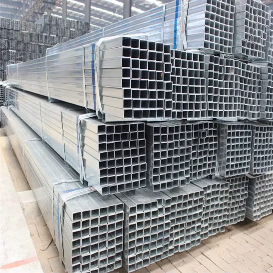 Q235B Q345B Galvanized ERW Square Rectangular Steel Tube Supplier