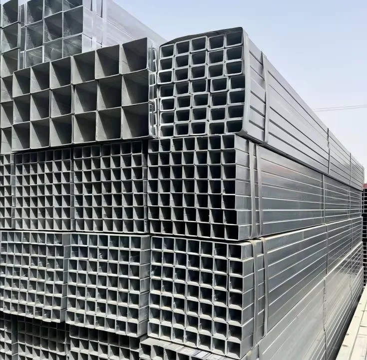 Q235B Q345B Galvanized ERW Square Rectangular Steel Tube Supplier
