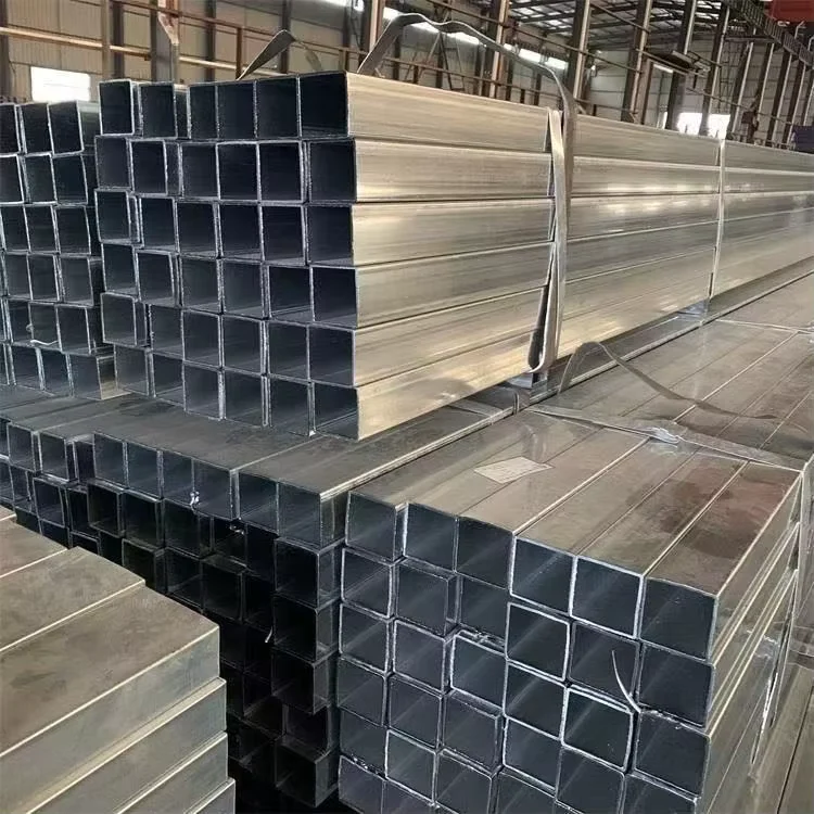 Q235B Q345B Galvanized ERW Square Rectangular Steel Tube Supplier