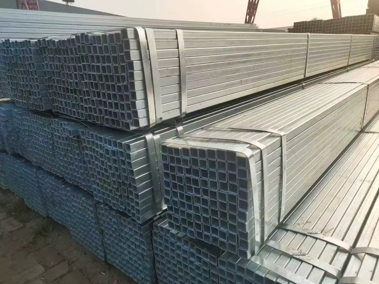 Q235B Q345B Galvanized Square Rectangular Steel Tube ASTM Standard Factory Direct Supplier