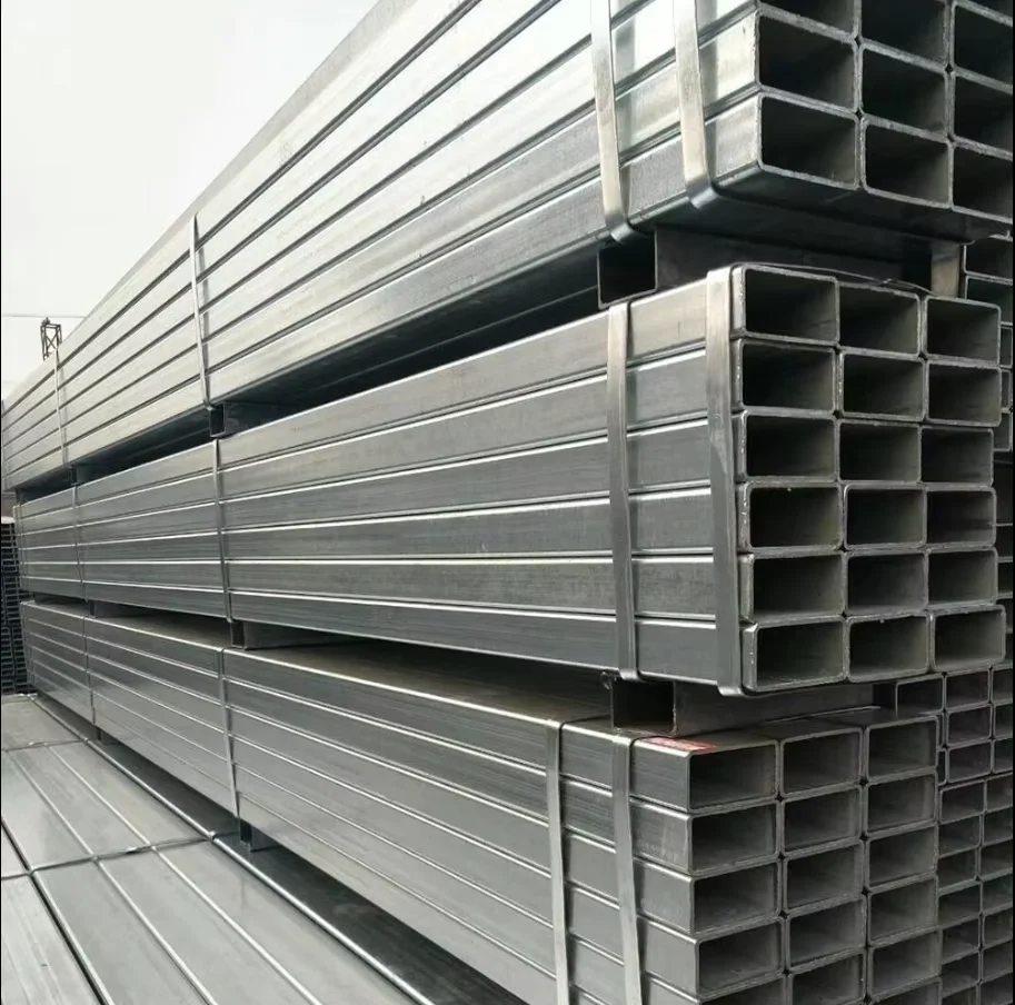 Q235B Q345B Galvanized Square Rectangular Steel Tube ASTM Standard Factory Direct Supplier