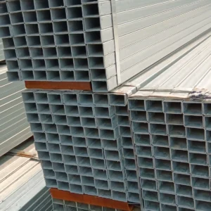Q235B Q345B Galvanized Square Rectangular Steel Tube Manufacturer