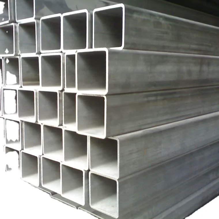 Q235B Q345B Galvanized Square Rectangular Steel Tube Manufacturer