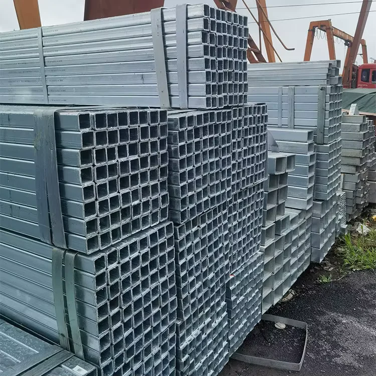 Q235B Q345B Galvanized Square Rectangular Steel Tube Manufacturer