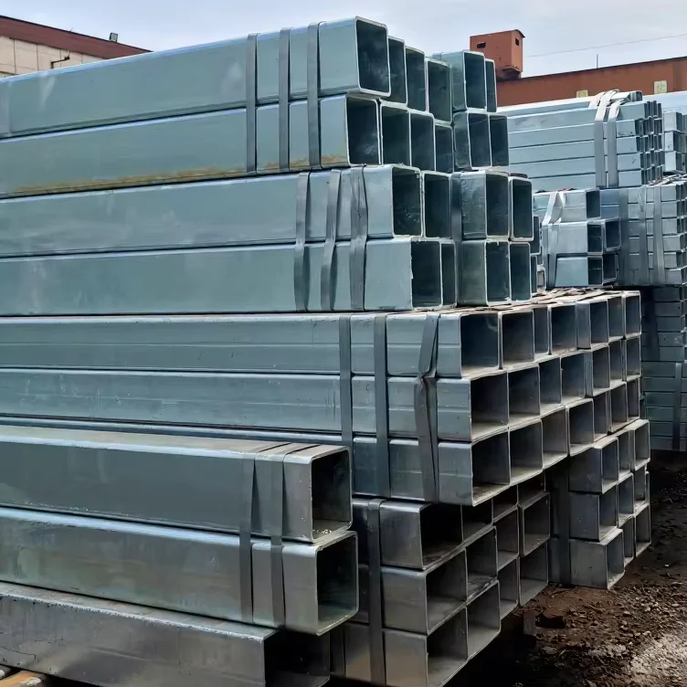 Q235B Q345B Galvanized Square Rectangular Steel Tube Manufacturer