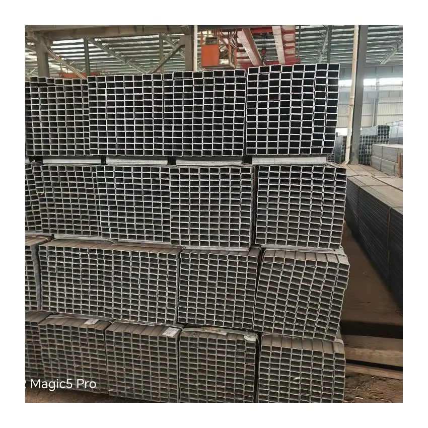 Q235B Q345B Galvanized Square Rectangular Steel Tube Manufacturer