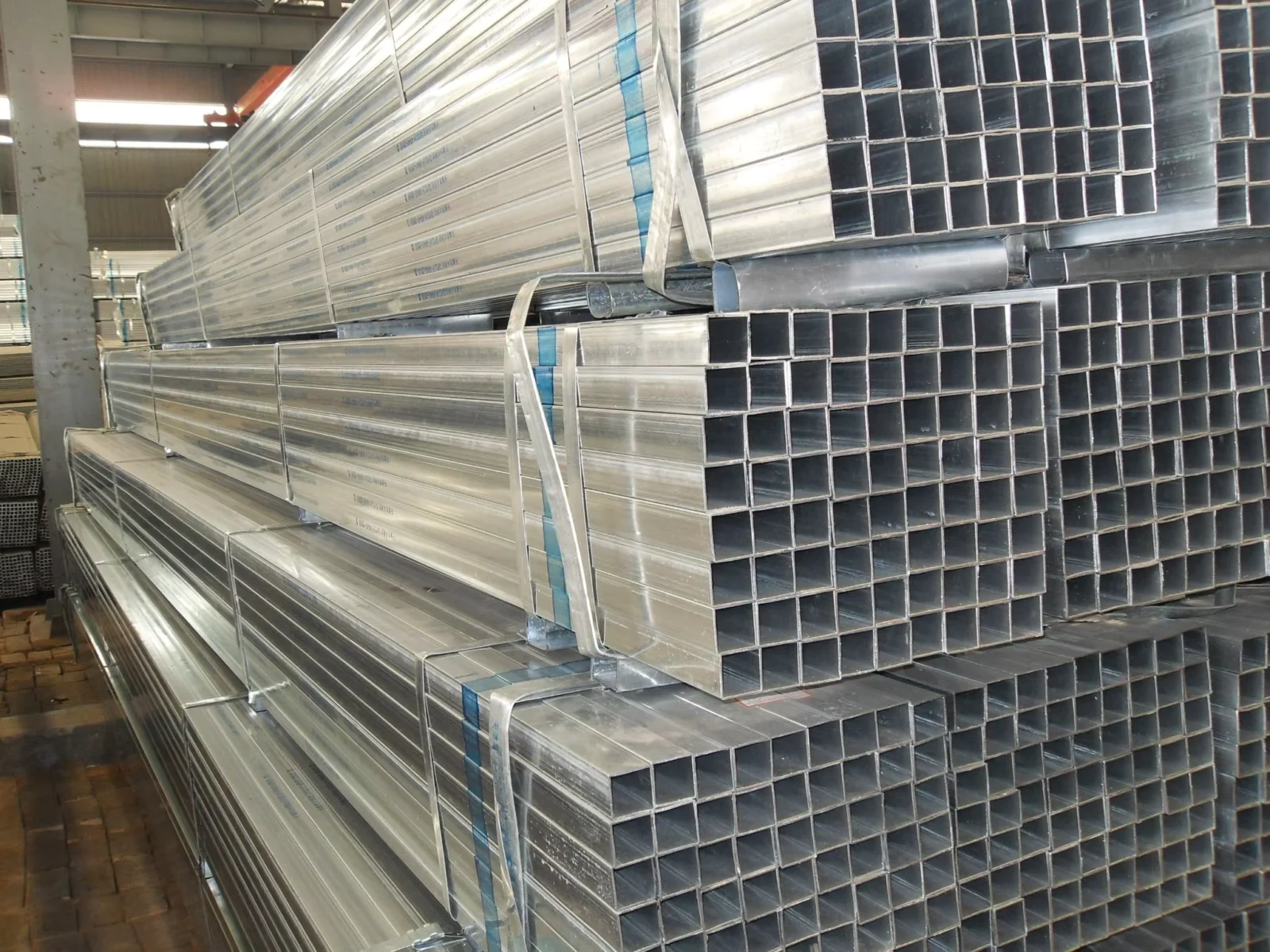 Q235B Q345B Galvanized Square Steel Tube ASTM A500 Factory Supplier