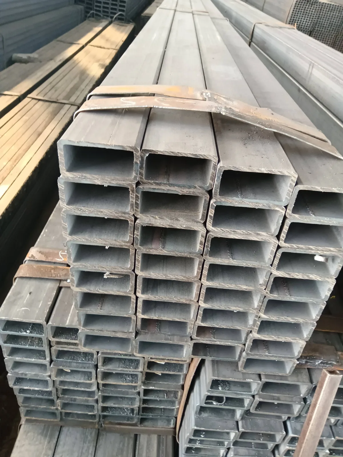 Q235B Q345B Square Rectangular Hollow Section Supplier Hot Rolled Galvanized ASTM