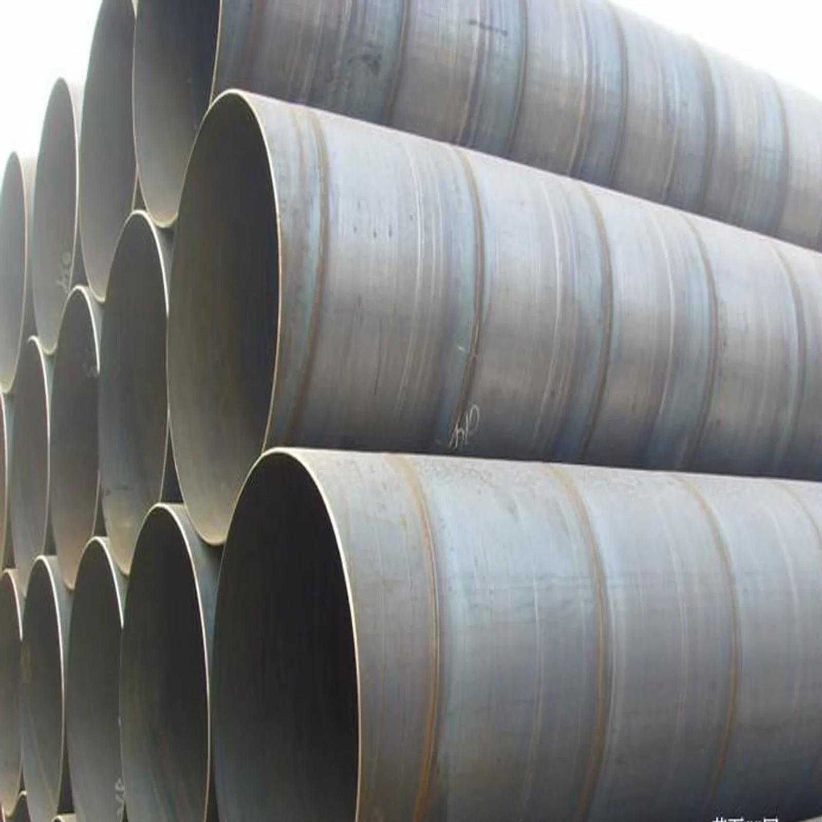Q235B Q345B SSAW Spiral Welded Steel Pipe OD 219-4064mm Manufacturer
