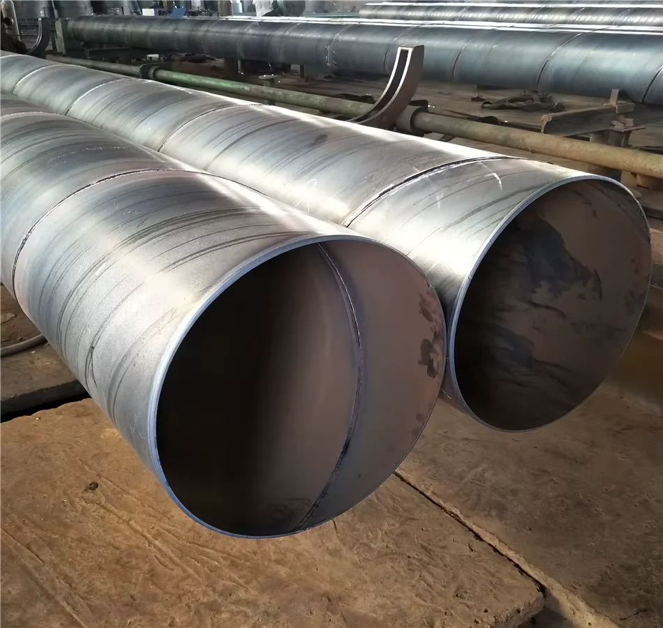 Q235B Q345B SSAW Spiral Welded Steel Pipe OD 219-4064mm Manufacturer