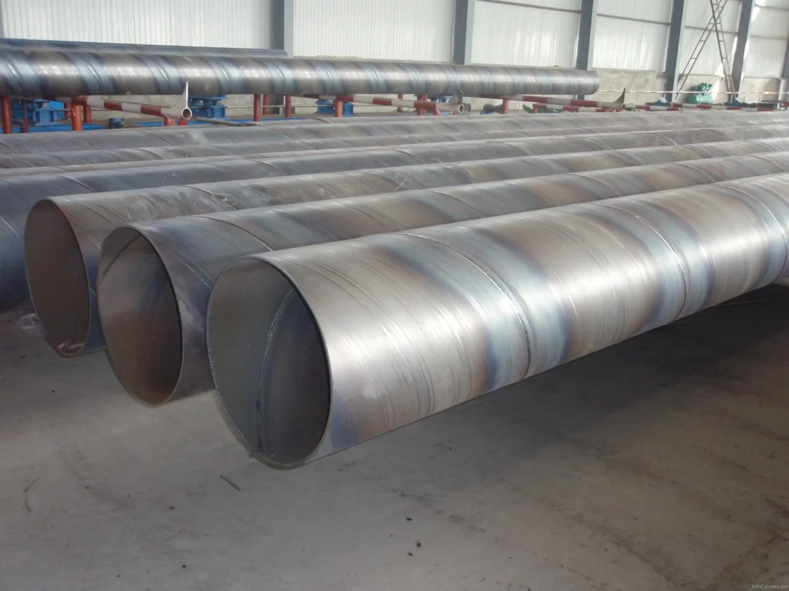 Q235B Q345B SSAW Spiral Welded Steel Pipe OD 219-4064mm Manufacturer