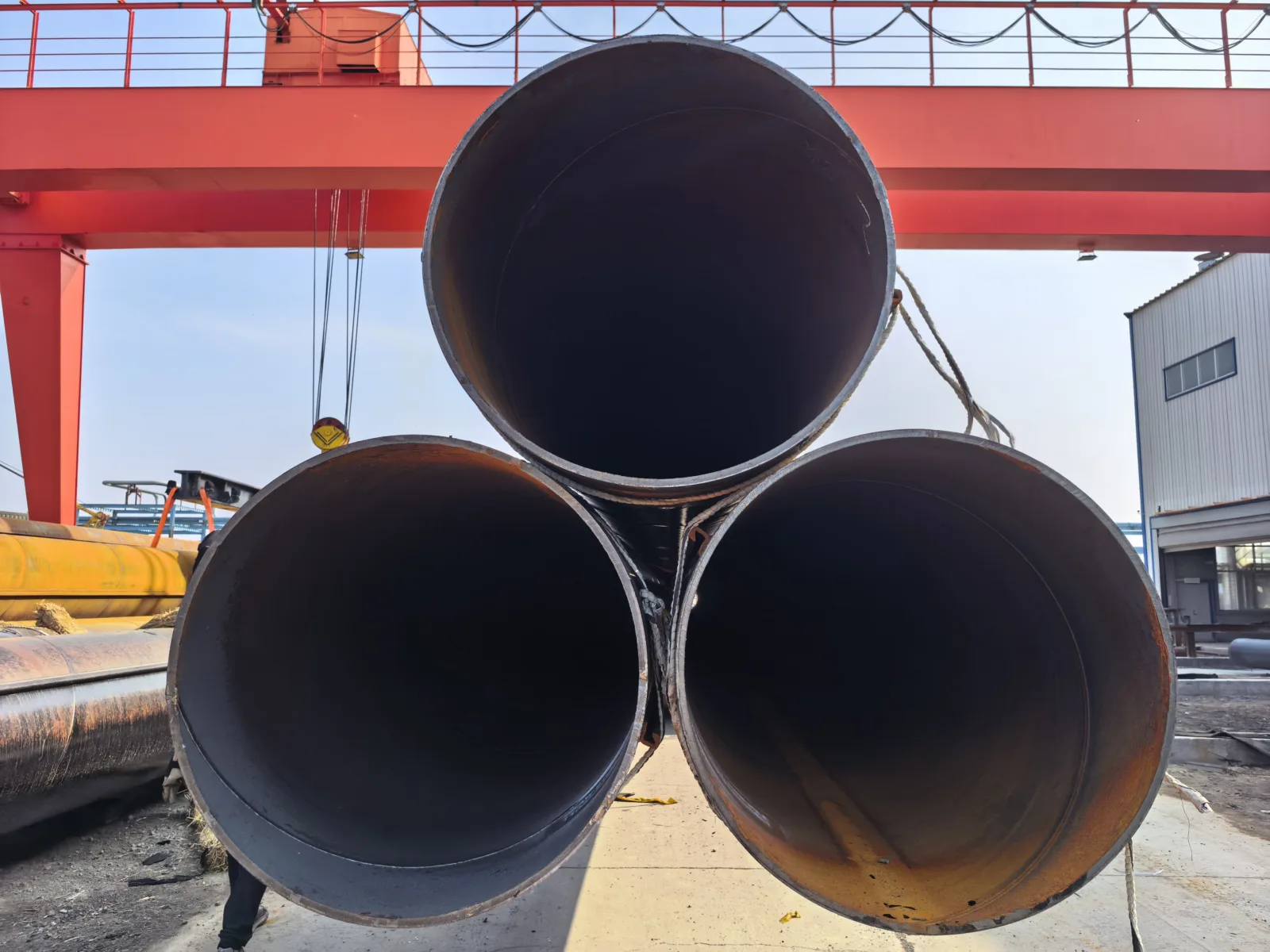 Q235B Q345B SSAW Steel Pipe Pile 20-1100mm OD Factory Direct Supplier