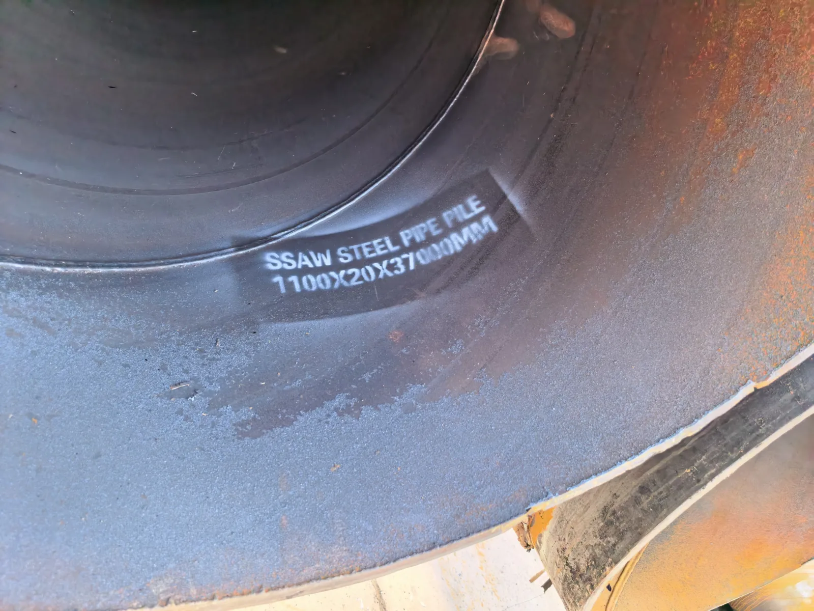 Q235B Q345B SSAW Steel Pipe Pile 20-1100mm OD Factory Direct Supplier
