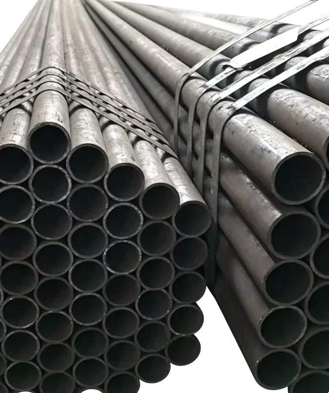 Q235B Q355 ERW Round Steel Pipe ASTM Black Factory Direct Supplier