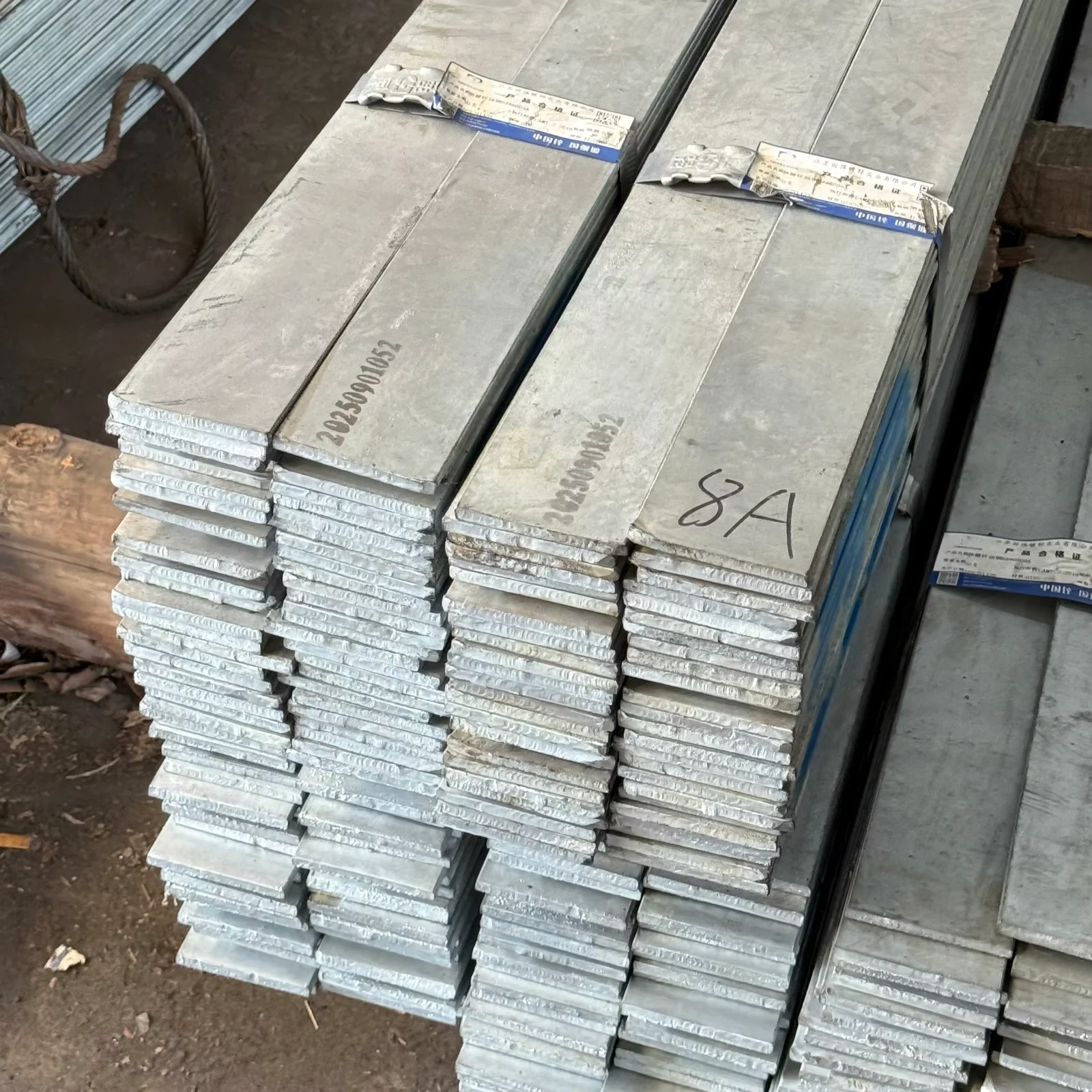 Q235B Q355B Hot Dip Galvanized Flat Steel Factory Direct Supply Custom Cutting