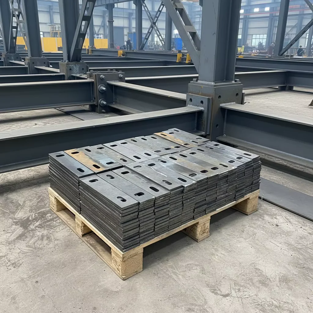Q235B Q355B Steel Connection Plate CNC Laser Cut Custom Supplier