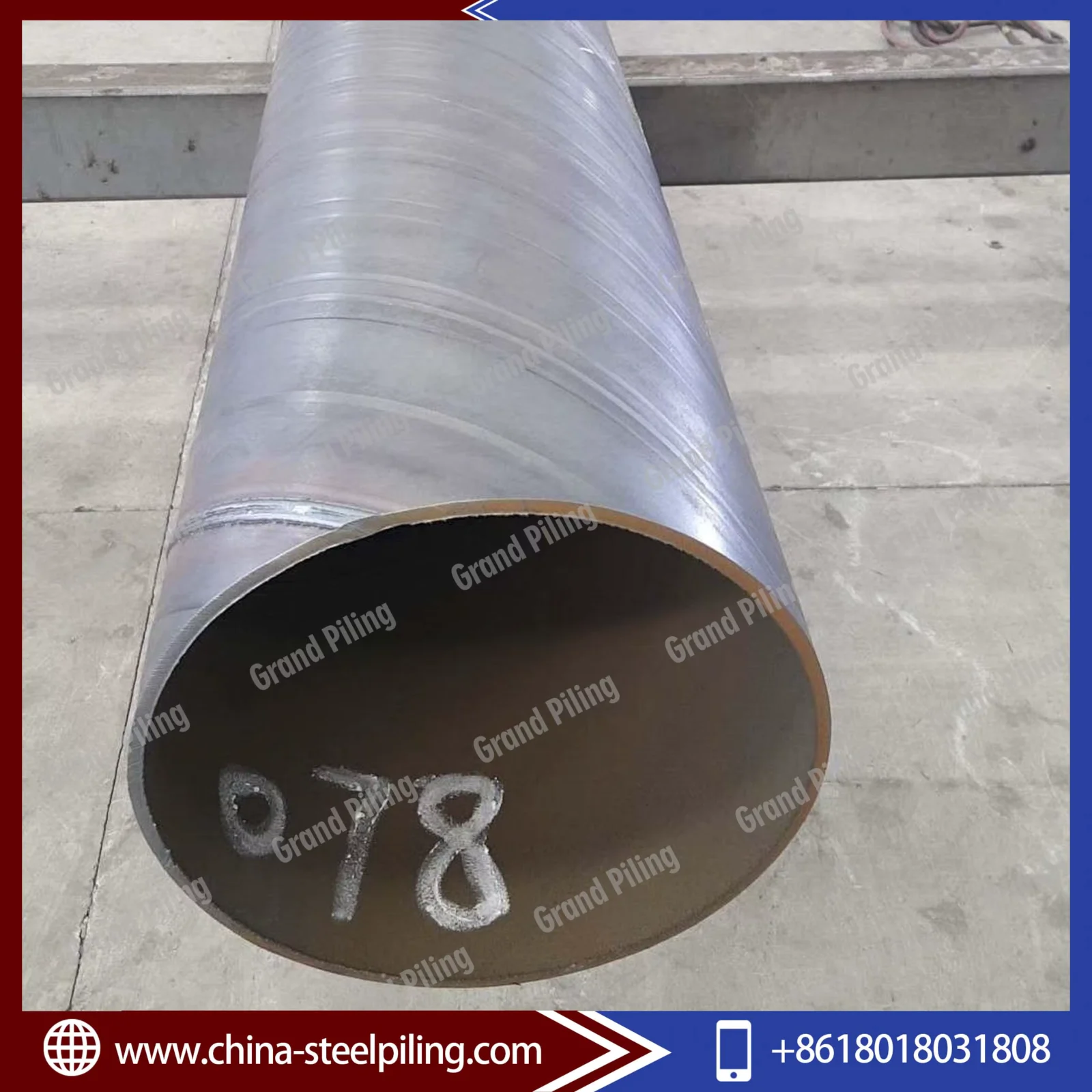 Q235B-Q420B JCOE Steel Pipe Pile OD 325-5500mm Manufacturer