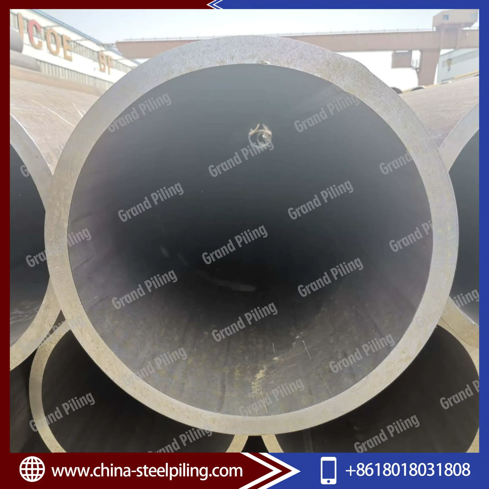 Q235B-Q420B JCOE Steel Pipe Pile OD 325-5500mm Manufacturer