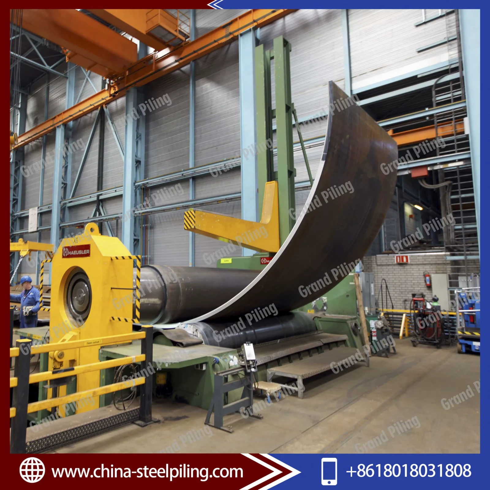 Q235B-Q420B JCOE Steel Pipe Pile OD 325-5500mm Manufacturer