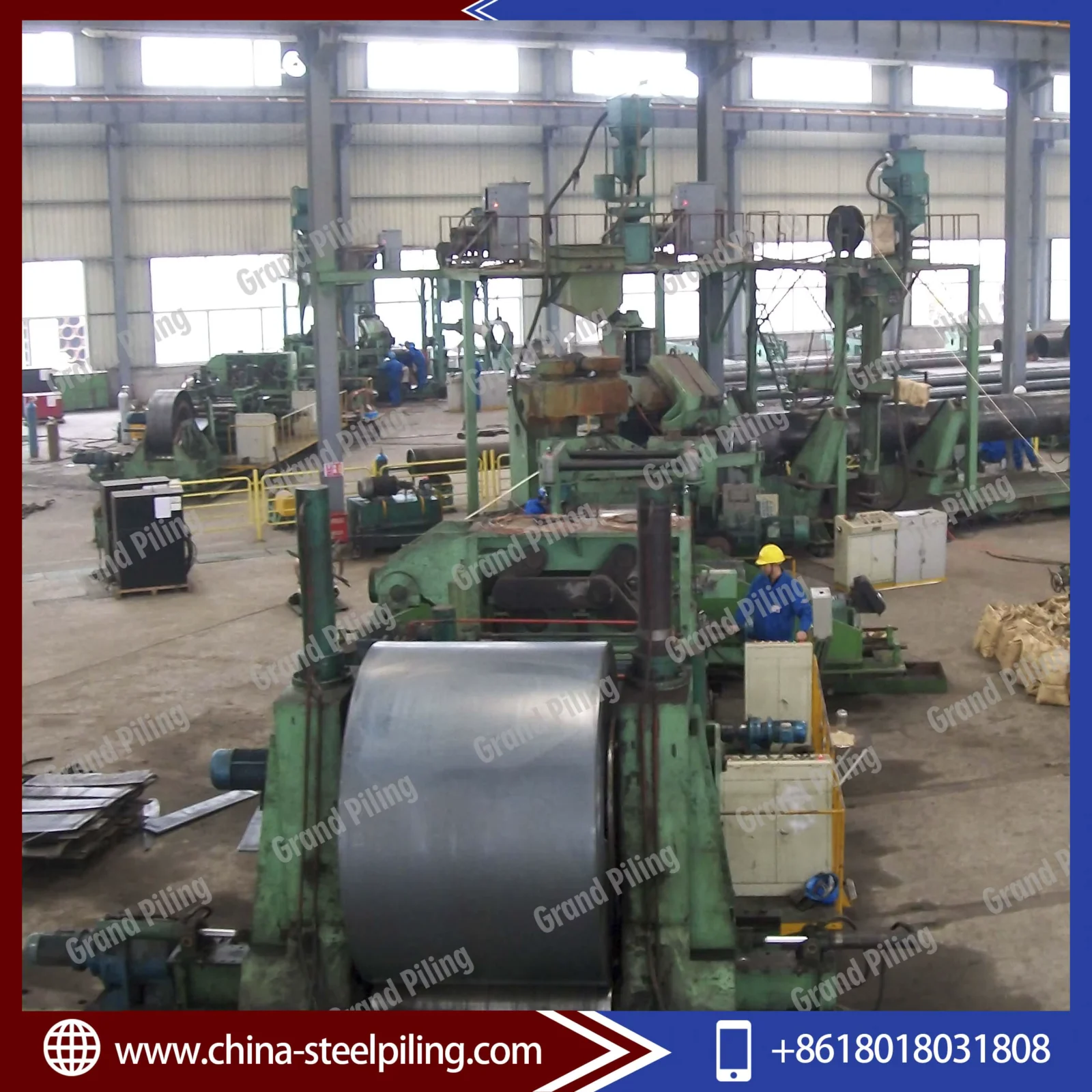 Q235B-Q420B JCOE Steel Pipe Pile OD 325-5500mm Manufacturer