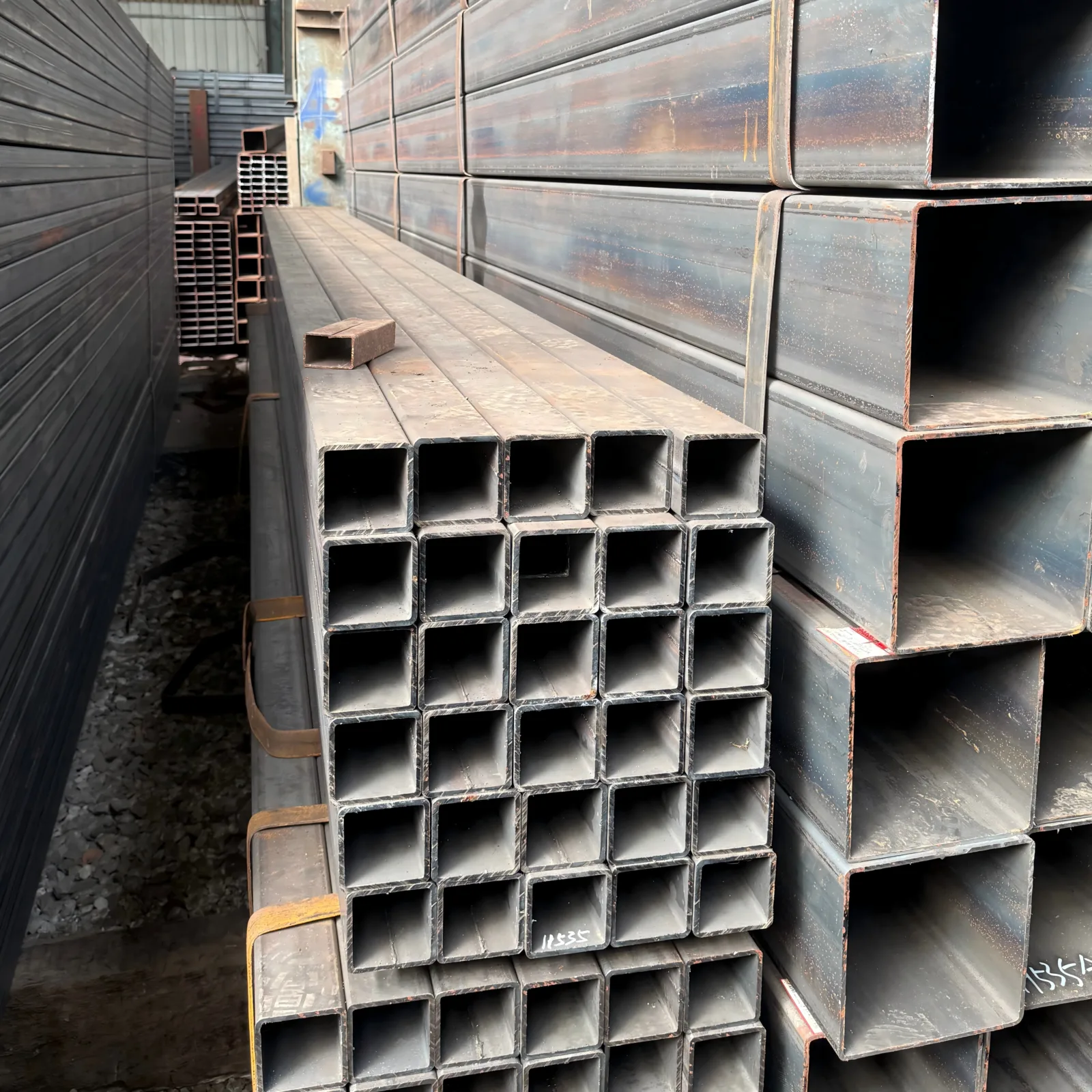 Q235B S235JR ERW Square Steel Tube Manufacturer Custom Cutting Bending