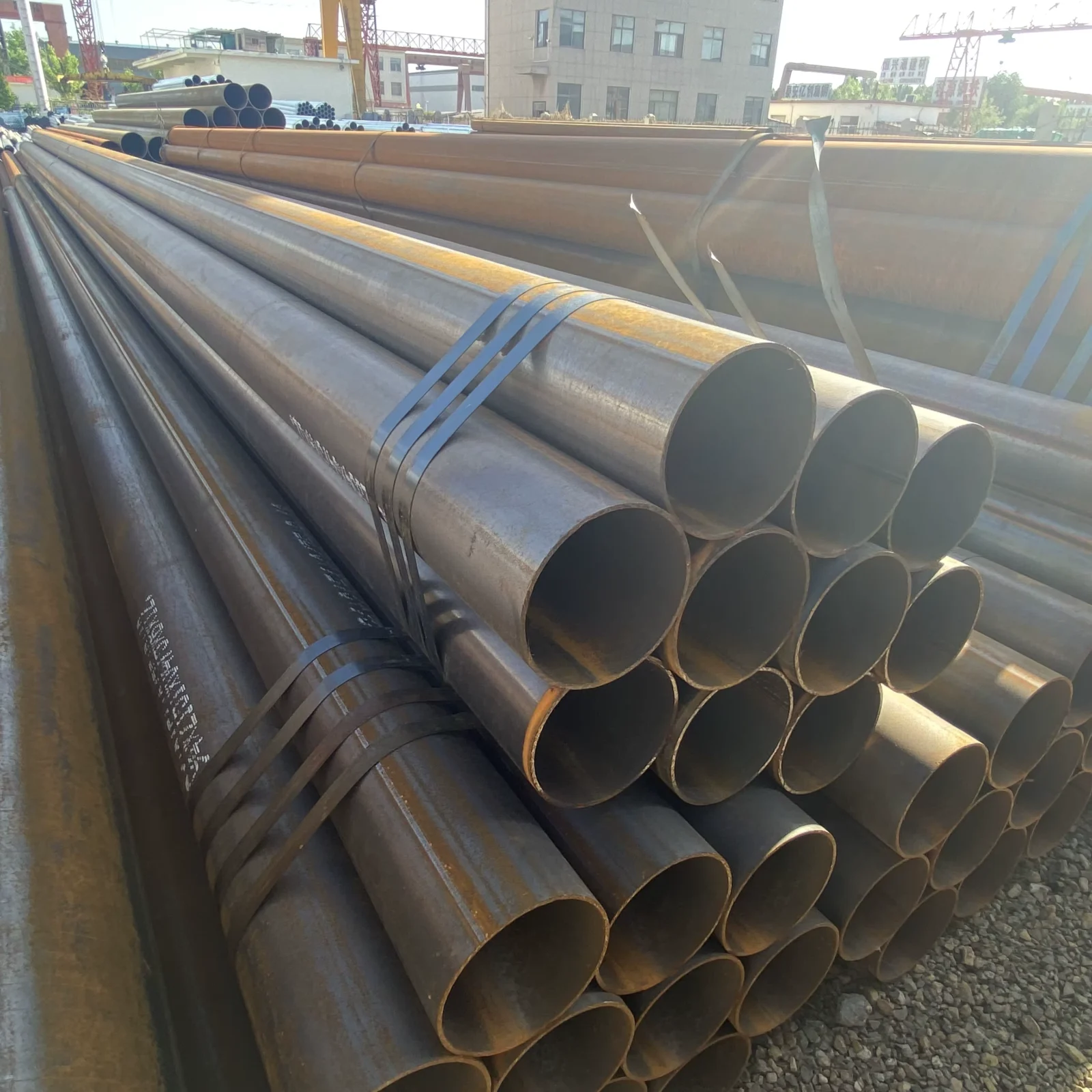 Q235B S275JR SSAW Steel Pipe API 5L OD 10-2500mm Manufacturer