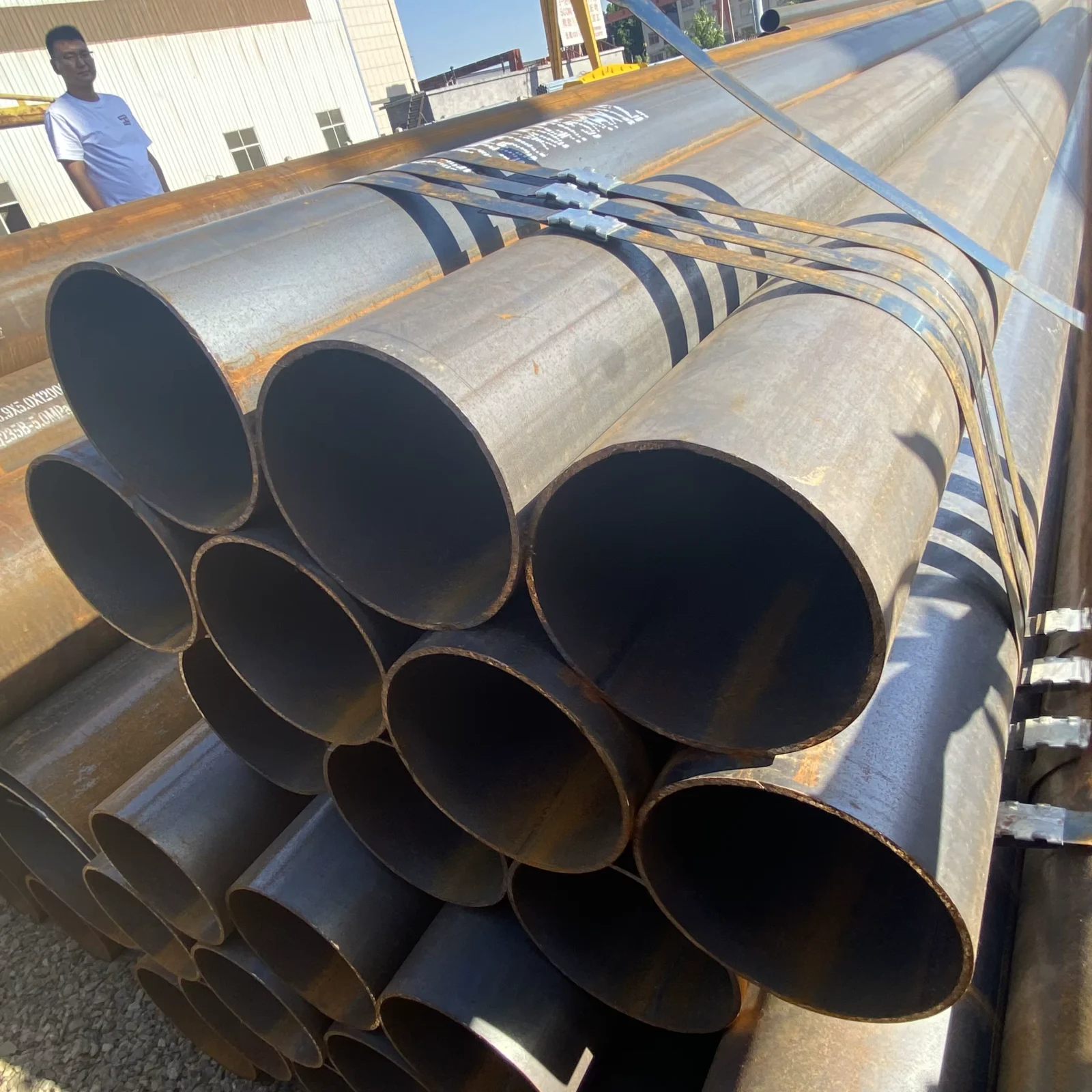 Q235B S275JR SSAW Steel Pipe API 5L OD 10-2500mm Manufacturer