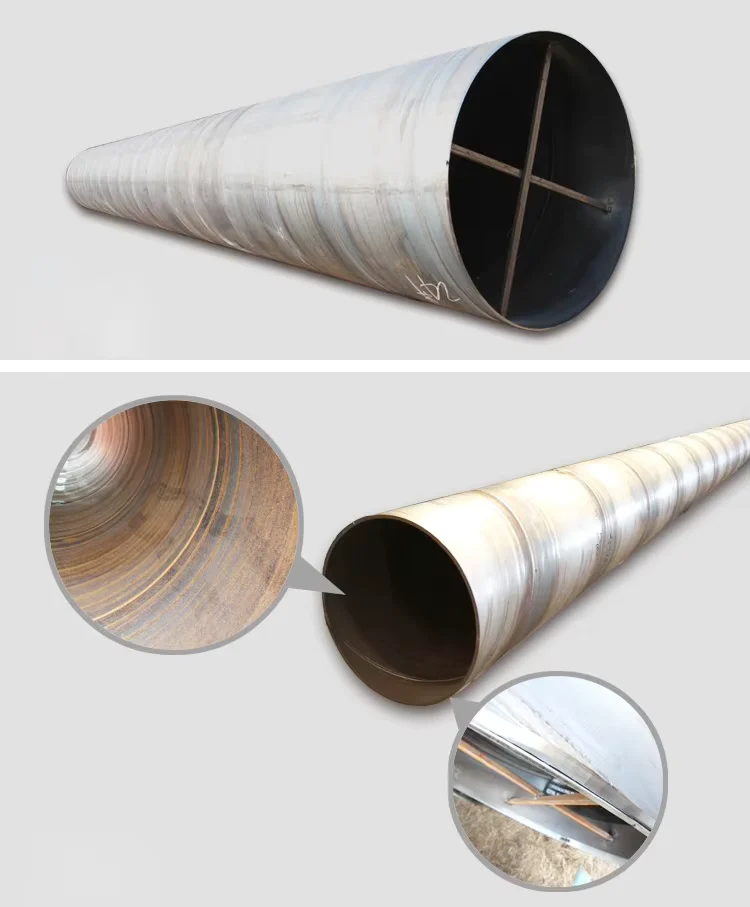 Q235B Spiral Welded Steel Pipe OD 159-3200mm API 5L Manufacturer