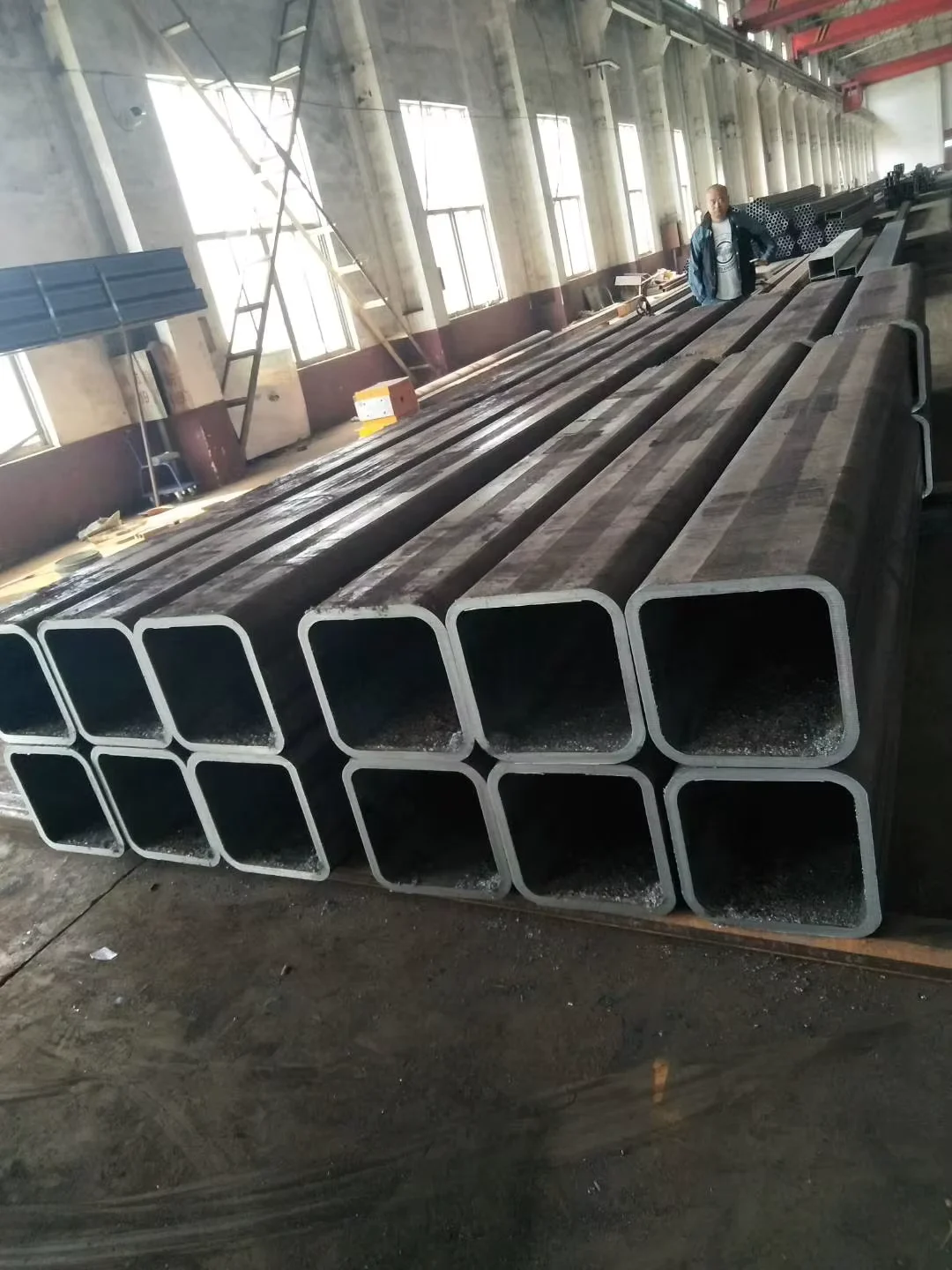 Q345B Q355B Q235B Seamless Square Tube Hot Rolled Sharp Corner Supplier