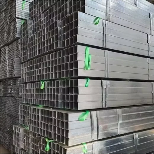 S235 Q345B A500 Hot-dip Galvanized Square Rectangular Steel Tube Supplier