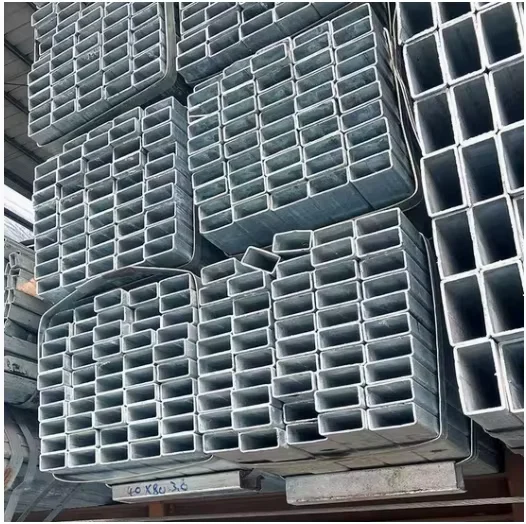 S235 S275 Galvanized Square Steel Tube Manufacturer Custom Sizes