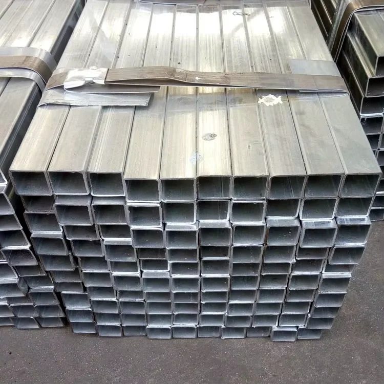 S235 S275 Galvanized Square Steel Tube Manufacturer Custom Sizes