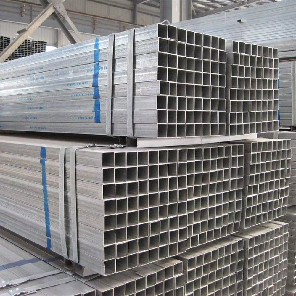 S235 S275 SS400 Galvanized Square Rectangular Steel Tube Supplier