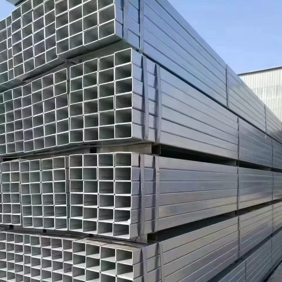 S235 S355 Galvanized Square Rectangular Steel Tube Factory Direct Supplier