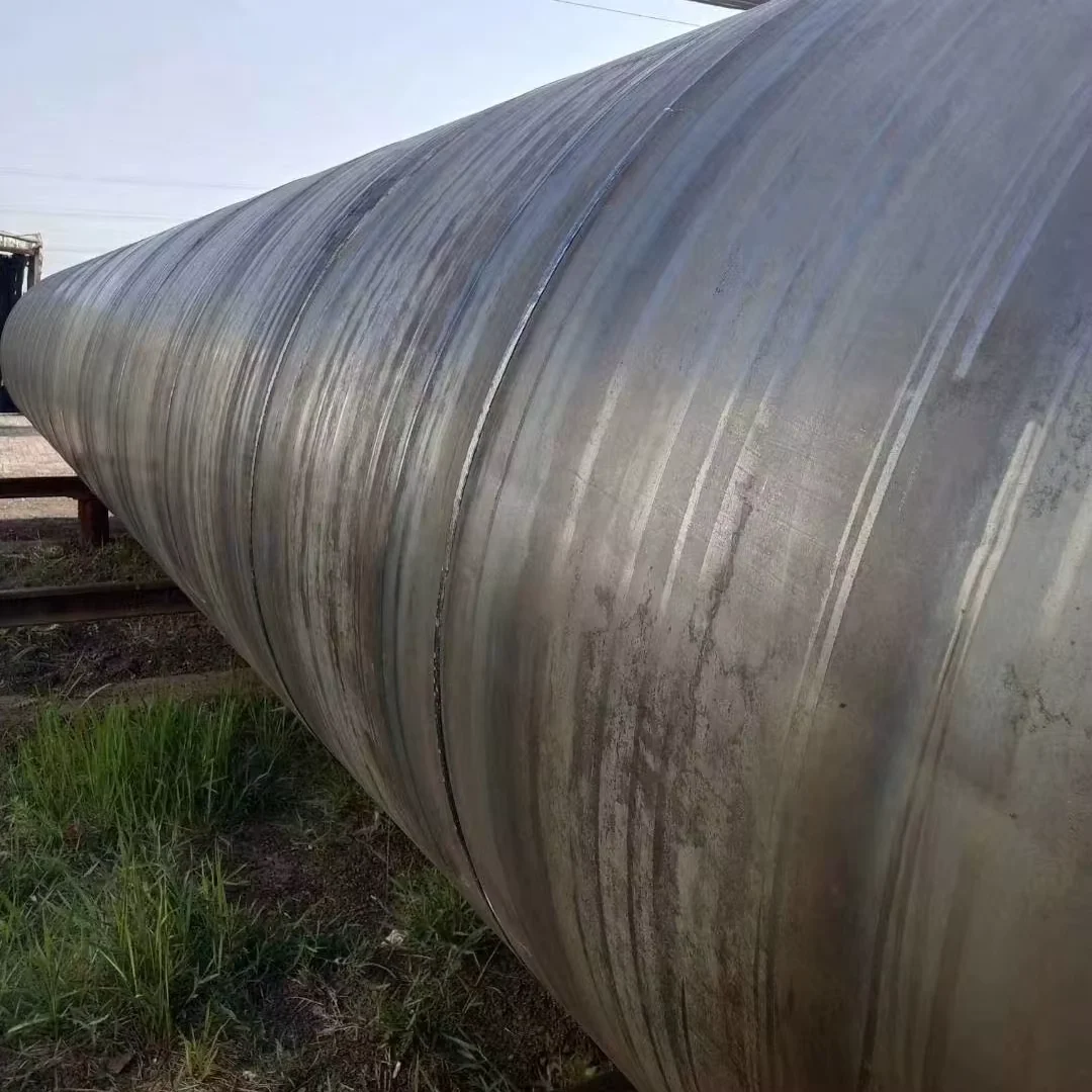 S235JR SSAW Spiral Steel Pipe EN 10219 OD 219-3000mm Manufacturer