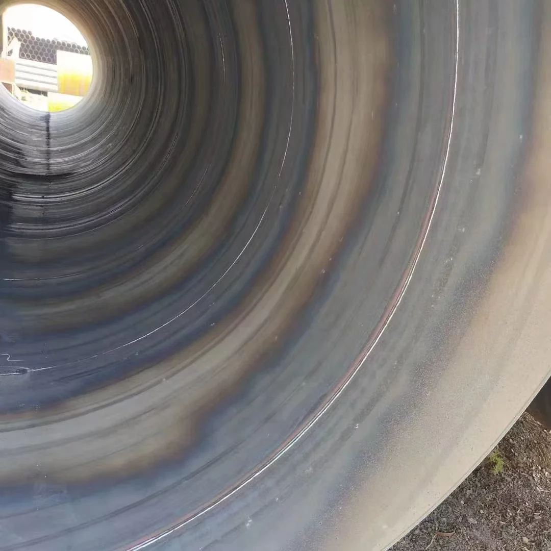 S235JR SSAW Spiral Steel Pipe EN 10219 OD 219-3000mm Manufacturer