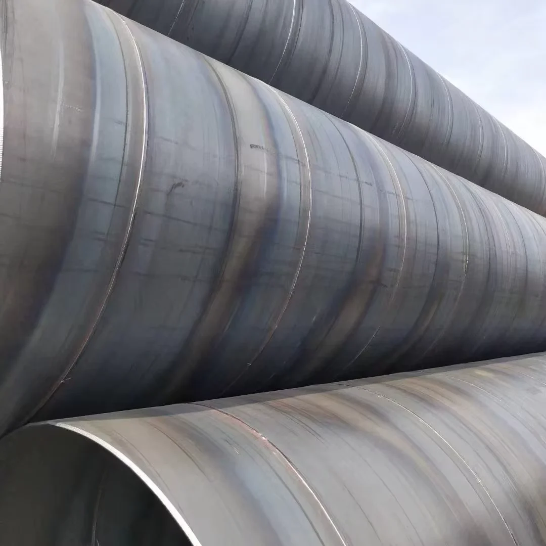 S235JR SSAW Spiral Steel Pipe EN 10219 OD 219-3000mm Manufacturer